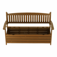 Záhradná lavička, hnedá, 150cm, AMULA