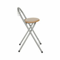 Barová stolička, buk/alumínium, BOXER