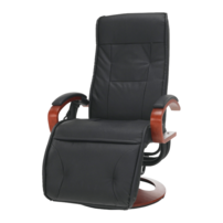 Masážne kreslo, čierne, ARTUŠ 2