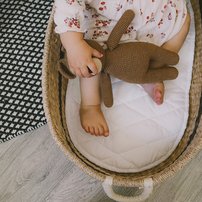 Prírodný baby kôš na prebaľovanie BEBE