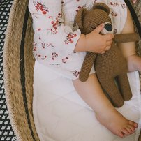 Prírodný baby kôš na prebaľovanie BEBE
