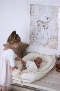 Detské hniezdo BOHO vanilla